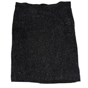 Reiss 1971 Skirt black sparkly Size XS miniskirt zipper lined date night